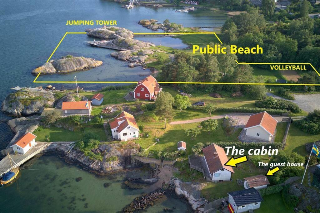 Cabin At The Sea Close To Public Beach With A Jumpingtower Hoviksnas Zewnętrze zdjęcie